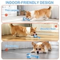 thumbnail image 2 of Inadays Interactive Dog Toy, Motion Activated Automatic Rolling Ball Toys with Rope for Small Medium Dogs and Cat, Automatic Moving Dogs Toy for Boredom Relief, USB Rechargeable, Blue, 2 of 6