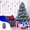 Blue, variant on HCBY 6.5FT Burgundy Red Christmas Tinsel Garland Decor, Glitter Metallic Xmas Tree Twist Garland, for Xmas Wedding Birthday Party Indoor Outdoor Hanging Home Decor