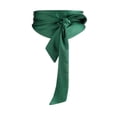 thumbnail image 1 of YM YOUMU Women Wide Satin Belt Faux Silk Waistband Casual, 1 of 3