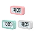 thumbnail image 2 of Despertador Digital Despertador De Mesa Lcd Despertador De Espejo Con Temperatura Fecha Visualización De Fecha Alarma Triple Alimentado Por Batería Para Oficina En Casa Hotel sonducket HA025807-03, 2 of 7