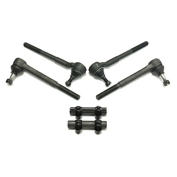 6 Pc Tie Rod Ends Outer Inner Adjusting Sleeves Front Steering Kit Compatible with RWD Models Fits select: 1982-1995 CHEVROLET S TRUCK, 1983-1995 CHEVROLET BLAZER
