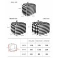 thumbnail image 3 of Farmhouse Checkered Toaster Cover 2 Slice, Black White Buffalo Plaid Dustproof Bread Machine Oven Cover with Storage Pockets, Fits Most Kitchen Toasters Protector, 3 of 5