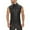 Black, variant on Wyobmus Men's Faux Leather Tops Elastic Undershirt Sleeveless Motorcycle Tank Top Zipper Stand Collar Shirt Muscle Waistcoats S-5X Black