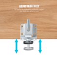 thumbnail image 3 of 1 Set Cabinet Leveling Feet Heavy Duty Table Leveler Leg Adjustable Leveling Leg, 3 of 8