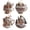 4Pcs Set, variant on ZTTD 1 Piece Coffee Cup Ornaments for Christmas Tree - Christmas Hot Cocoa Ornaments Hot Chocolate Mug 2D Acrylic Christmas Snow Houses Hot Chocolate Ornaments Christmas Decoration for Christmas Tree