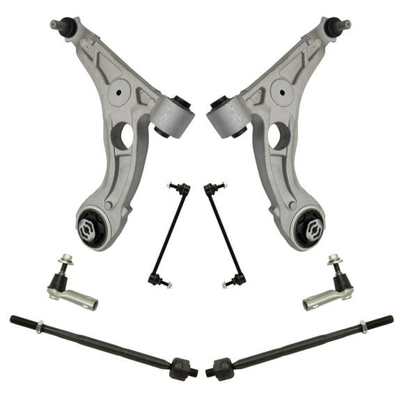 8 Piece Steering Suspension Kit Control Arms with Ball Joints Tie Rods Links PSA69603
