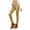 Khaki, variant on Womens Thick Legging High Waist Solid Color Button Strenchy Warm Pants with Pockets Trendy Clothes