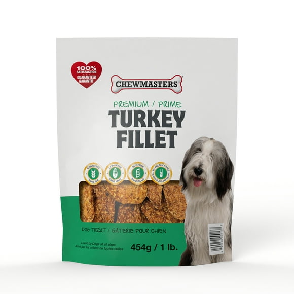 Friandises pour chiens Chewmasters, filets de dinde de 454 g