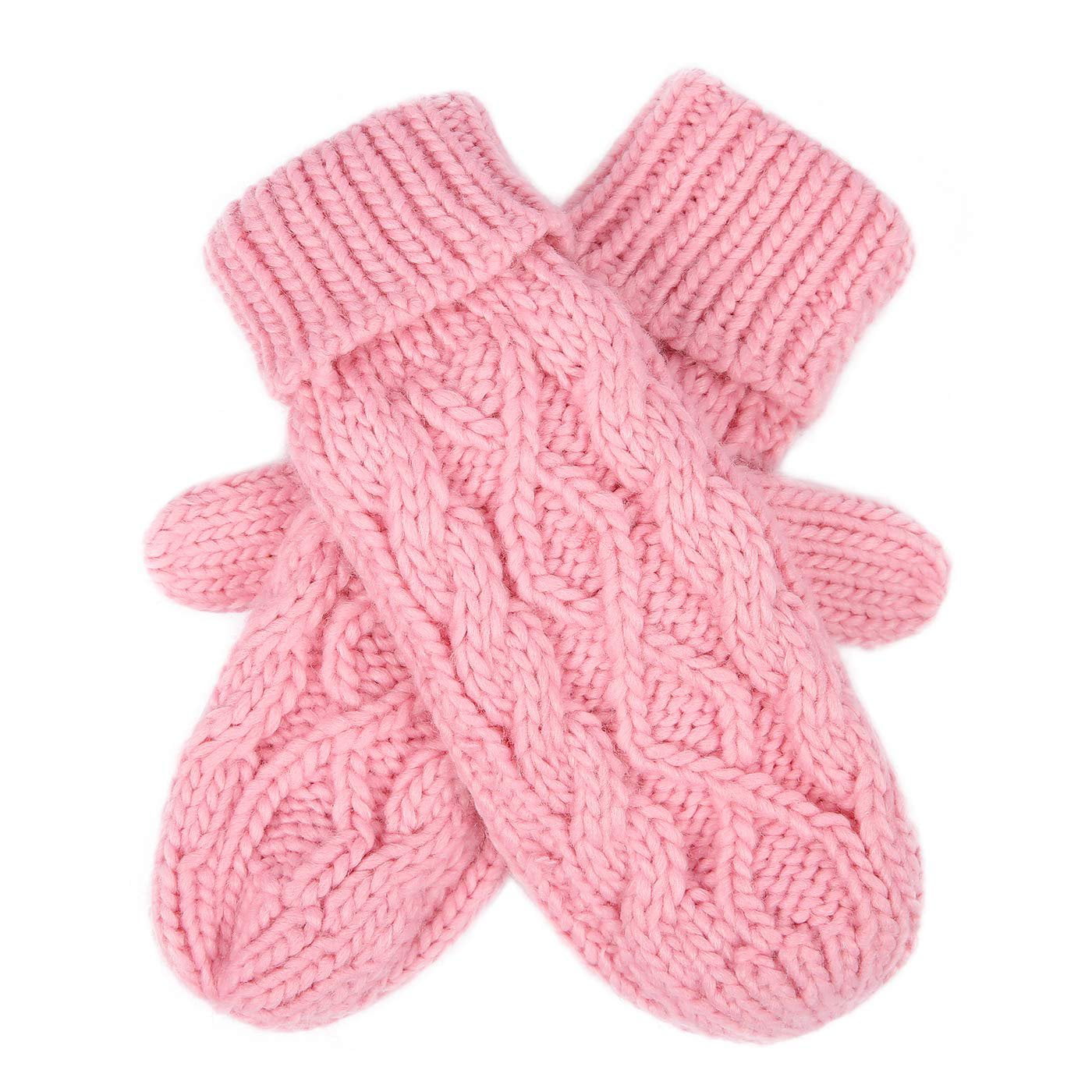 HDE Womens Winter Gloves Crochet Twist Cable Knit Hand Warmer Mittens ...