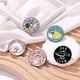 thumbnail image 2 of uds Pin esmaltado insignias lindas de dibujos animados para niños, forma de insignia de gato redonda, insignia para chaqueta/solapa/mochila, 2 of 5
