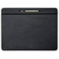 thumbnail image 1 of Dacasso Coussin de Table de Conférence en Cuir Noir avec Porte-Plume, 17 par 14 Pouces, 1 of 3