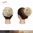 thumbnail image 2 of SEGO Messy Human Hair Bun Extensions Straight/Curly Fake Hair Bun Hairpiece for Updo Style Chignon for Women Donut Ponytail, 2 of 6