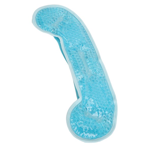 Gel Pack de Glace de Tête, Double Face Flexible Double Fonction Peau Amicale Froid Chaud Gel Frontal Pack Bleu pour le Soulagement des Maux de Tête