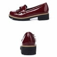 thumbnail image 5 of Women's Casual Shoes Casual Comfortable Leather Loafers With Bowknot Tassel Design For Everyday Wear, 5 of 7