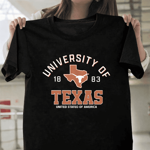 University Of Texas Longhorns Hook Em Horns Vintage Unisex T-Shirt, up to size 3XL.