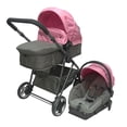 thumbnail image 1 of Carriola Queen Baby Buggy Portabebe Base de Carro Bambineto rosa, 1 of 4