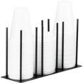 thumbnail image 1 of Cal Mil 1516-4-13 Iron Cup & Lid Ramekin Organizer - 12 x 4.25 x 7 in., 1 of 1