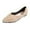 Beige, variant on CAIXAI Womens Ballet Flats Womens Square Toe On Ballet Comfortable Casual Walking Shoes