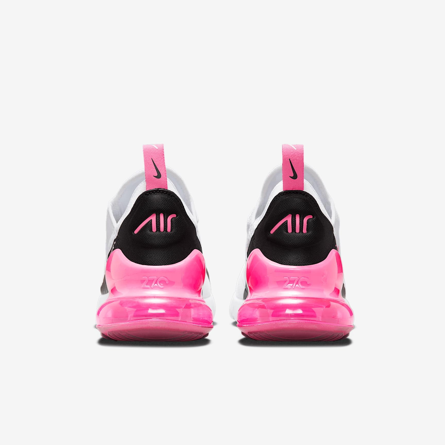 Women's Nike Air Max 270 White/Hyper Pink-Black-White (AH6789 127) - 7