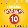 thumbnail image 4 of Marcadores de Punta Fina Crayola Paquete de 24, 10 Colores, 4 of 6