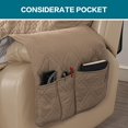 thumbnail image 4 of Waterproof Recliner Sofa Cover Cushion Sofa Sofa Protector (Medium, Taupe), 4 of 7