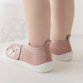 thumbnail image 4 of Unsex Baby First Walking Shoes boy Girl Infant No-Sliper Lightweight Sneakers,6 12 18 24 36 Months Toddler Protect Toes Sock Shoes, 4 of 6