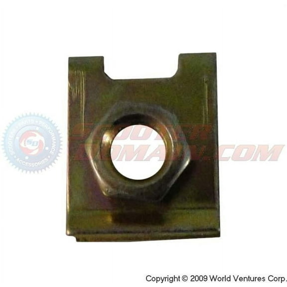 Nut Clips for Engine Cover Bolts 6mm (Set of 2) - QMB, 49/50cc