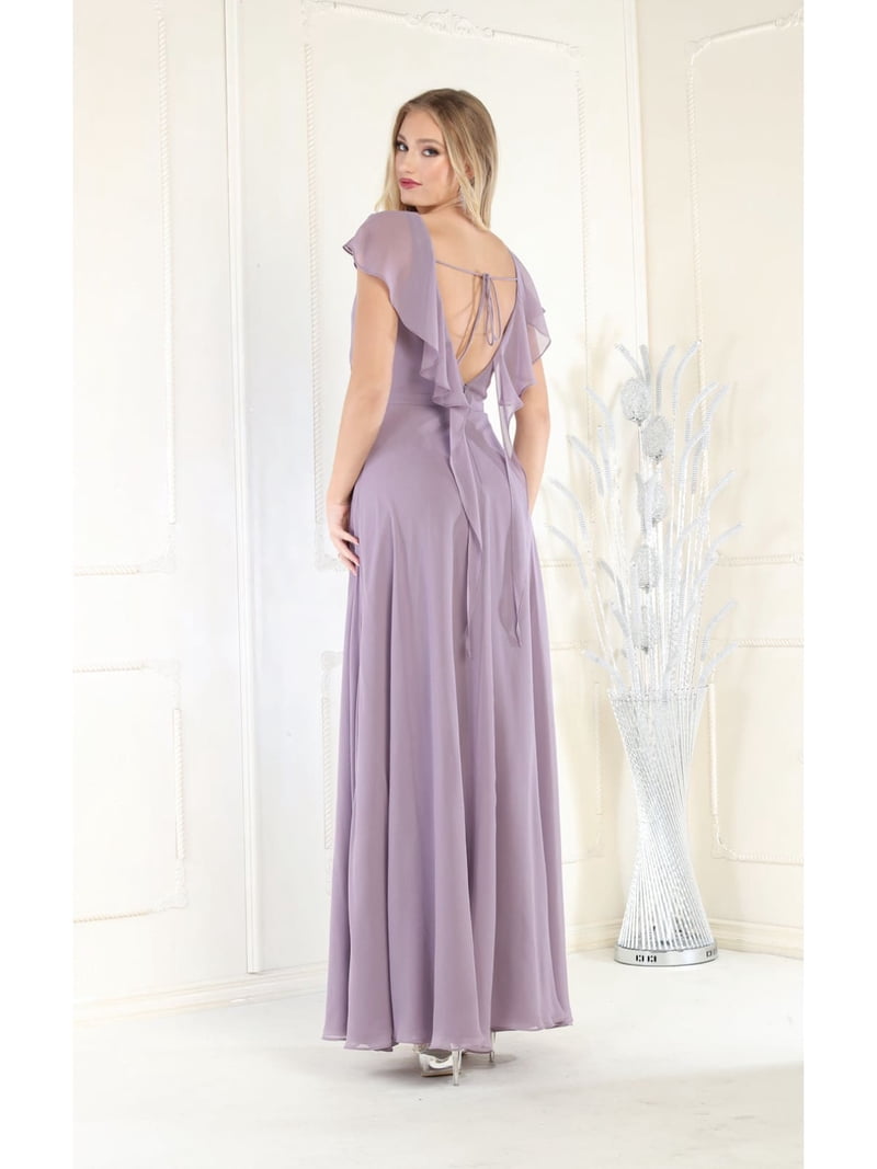 Womens Mauve Formal Mother Of The Bride Long V Neck Short Sleeve Sheath Plus Size Dress - Walmart.com Womens Mauve Formal Mother Of The Bride Long V Neck Short Sleeve Sheath Plus Size Dress - Walmart.com