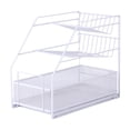 thumbnail image 1 of Tnarru Spice Rack Spice Storage Holder 3 Layer Display Organization,Multipurpose,Jar Shelf,Seasoning Organizer for Pantry Table Cafe , white, 1 of 8