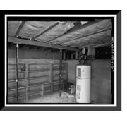 Historic Framed Print, Bishop Creek Hydroelectric System, Plant 4, Worker Cottage, Bishop Creek, Bishop vicinity, Inyo County, CA - 123, 17-7/8" x 21-7/8"