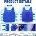thumbnail image 2 of 2 Pcs Gilet de Refroidissement avec 48 Pcs Pack de Glace Gilet de Glace Réglable, 2 of 5