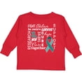 thumbnail image 3 of Inktastic Ovarian Cancer- Together We Will Win Boys or Girls Long Sleeve Toddler T-Shirt, 3 of 5