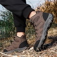thumbnail image 3 of LASUDRAA Mens Hiking Boots Waterproof Non-Slip Outdoor Trekking Camping Trail Boots Lightweight Durable Work Shoes, 3 of 7