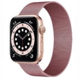 thumbnail image 1 of Correa para Apple Watch Series 6 / SE 38 mm 40 mm Mujer, Correa de malla tejida de acero inoxidable Correa femenina Reemplazo de correa para iWatch SE Series 6 5 4 3 2 1 38 mm 40 mm - Rosa rosa, 38 mm/40 mm brillar Electrónica, 1 of 3