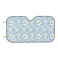 thumbnail image 7 of Balery Daisies Flowers Print Car Windshield Sun Shade,Windshield Sunshade for Car Pickup Truck SUV Accessories-Medium, 7 of 7