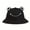 Black, variant on Cute Cartoon Frog Bucket Hat with Wide Brim Sun Protection for Outdoors, Fits Head 56-58cm