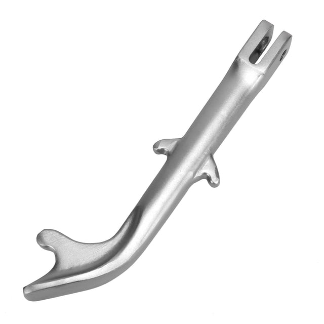 Aluminum alloy Motorcycles Kickstand Motorcycle Scooter Kick Side Support StandSilver