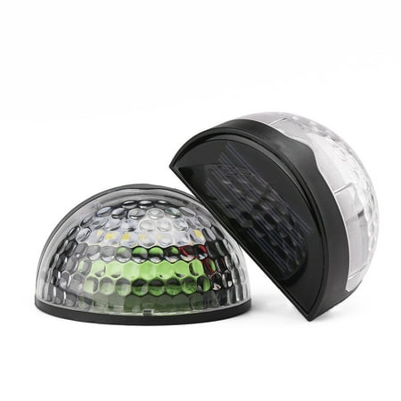 

Wrea 2Pcs Solar Wall Ligh Solar Waterproof Wall Led Lamp Outdoor High-Efficiency Support 10 Hours Working At Night After 6 Hours Charging