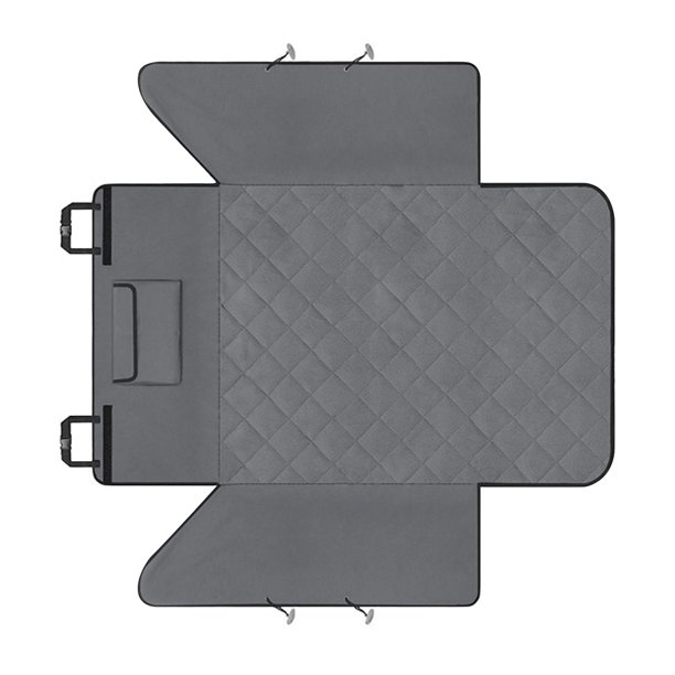 Greeniant Funda impermeable para asiento de coche de perro, portador de perros de compañía, alfombrilla para asiento trasero, cojín para hamaca con Suministros para perros gris Greeniant PT000490-02B