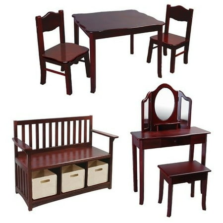 Guidecraft Classic Kids 6 Piece Furniture Set