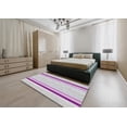 thumbnail image 4 of Ahgly Company Indoor Rectangle Patterned Platinum Gray Novelty Area Rugs, 2' x 4', 4 of 6