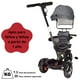 thumbnail image 5 of Triciclo para Niños JOYKOO Evolutivo Asiento giratorio 360 luz sonido gris, 5 of 7