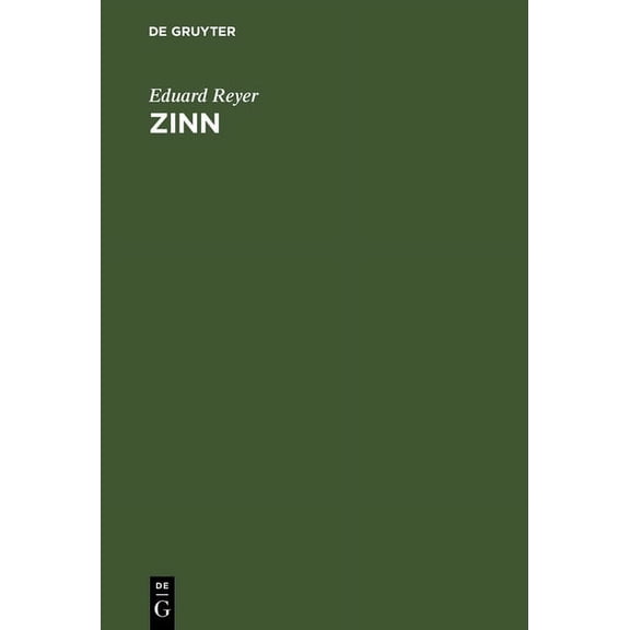 Zinn (Hardcover)