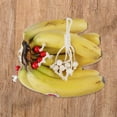 thumbnail image 2 of Grofry 1 Set Effective Banana Holder Eco-friendly Cotton Rope Good Bearing Capacity Banana Hanger Hook for Garden Original Wood Grain, 2 of 7
