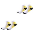 thumbnail image 3 of kurtrusly 1/2/3/5 2 Pcs/ensemble Chaussettes de Compression pour Femmes Performance et Réduction de la Fatigue Soulagement Jaune P/M 2 Pcs, 3 of 6