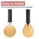 thumbnail image 4 of Uxcell 2 Pcs Pelotas de Tenis Precutadas para Andadores, Accesorios Universales de Pelotas Deslizantes Precutadas para Protección de Patas de Muebles y Pisos, Beige, 4 of 6
