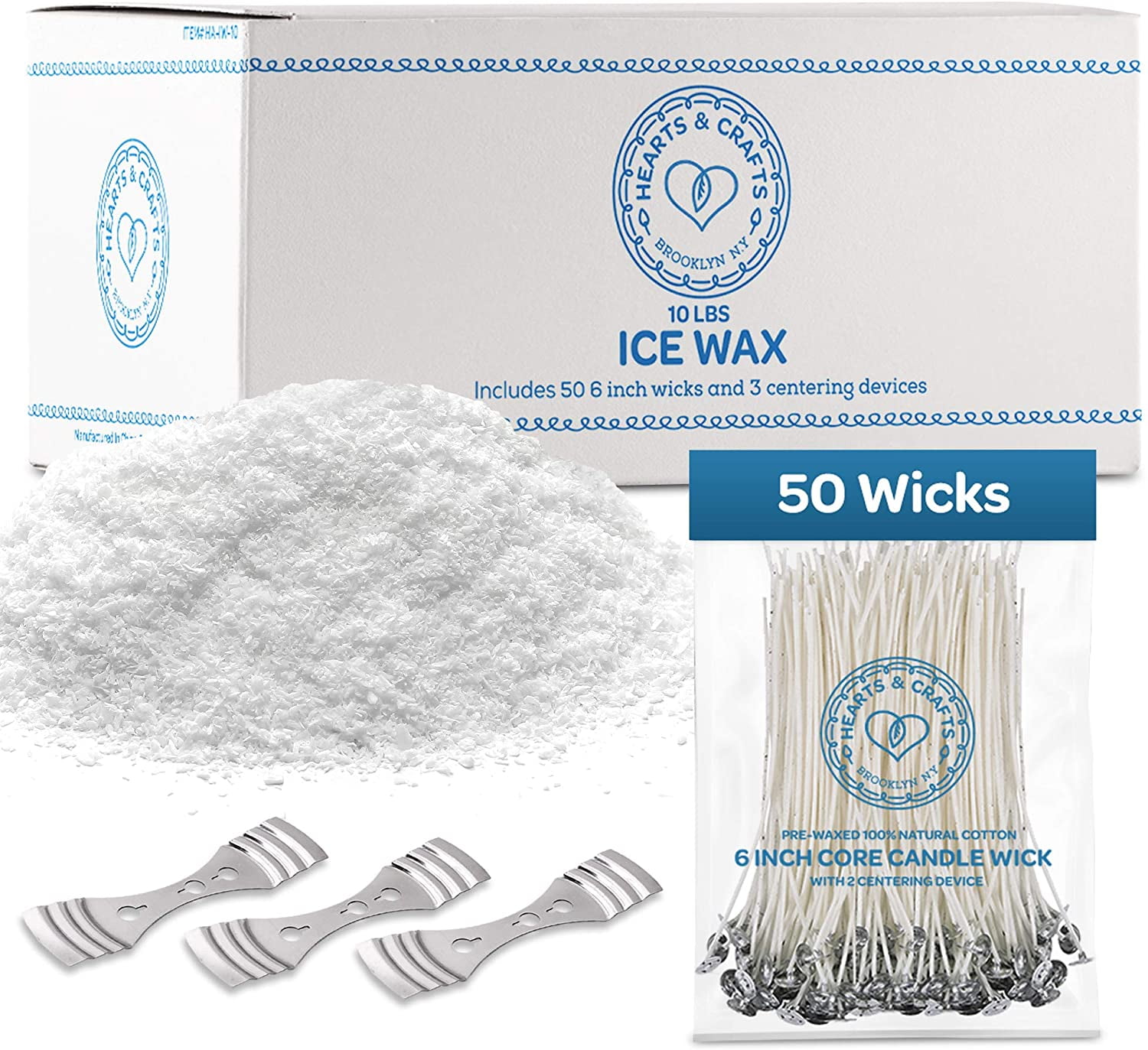50pcs Candle Wicks For Paraffin, Butter Lamp & Diy Self-sealing Bag  Packaging