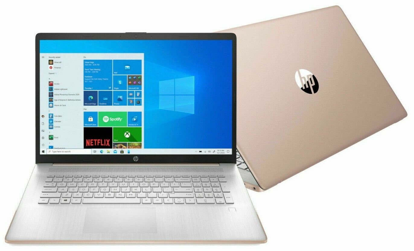 HP 17 Premium Laptop I 17.3ft FHD IPS Display 11th Gen Intel 4-Core  i5-1135G7 (＞ i7-10510U) 32GB DDR4 512GB SSD 1TB HDD Iris Xe Graphics Webcam  Win10
