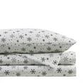 thumbnail image 3 of 4 PCS Cal King Sheet Set Black Snowflakes, 3 of 6
