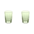 thumbnail image 2 of Xyadri 6 Pack Colored Plastic Drinking Tumblers, Vertical Strip Reusable Water Cups, Acrylic Tumbler Set for Kitchen Juice Beverage & Outdoor Use, 2 of 5